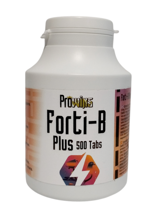 Pildoras fortificantes para palomas PROWINS Forti B Plus 500 Pil
