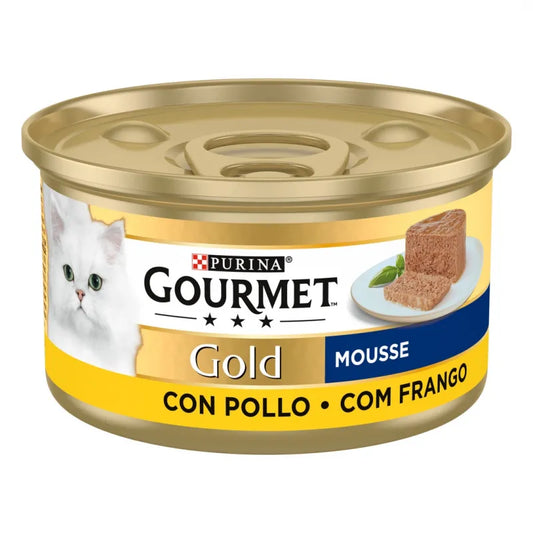 Gourmet Gold Mousse con Pollo 85gr